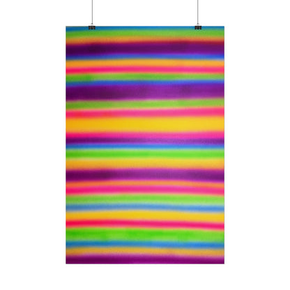 "colorful stripes" airbrush rolled print