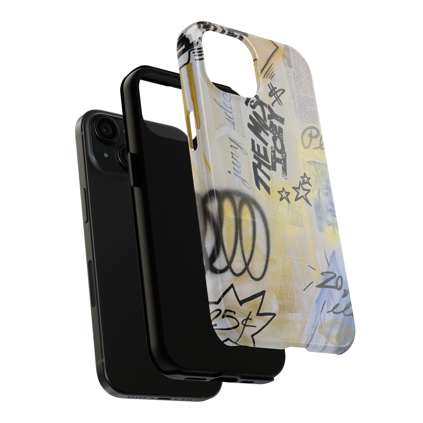 "golden glacier" airbrush iPhone case