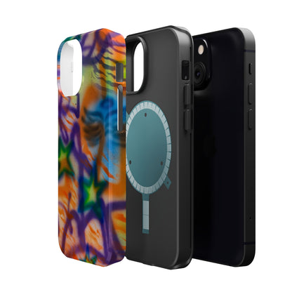 MagSafe "streetwear angel" airbrush iPhone case