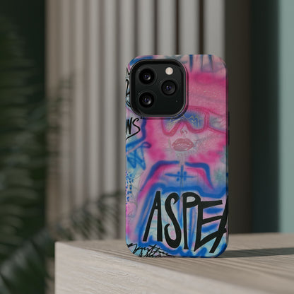 MagSafe "aspen aspirations" airbrush iPhone case