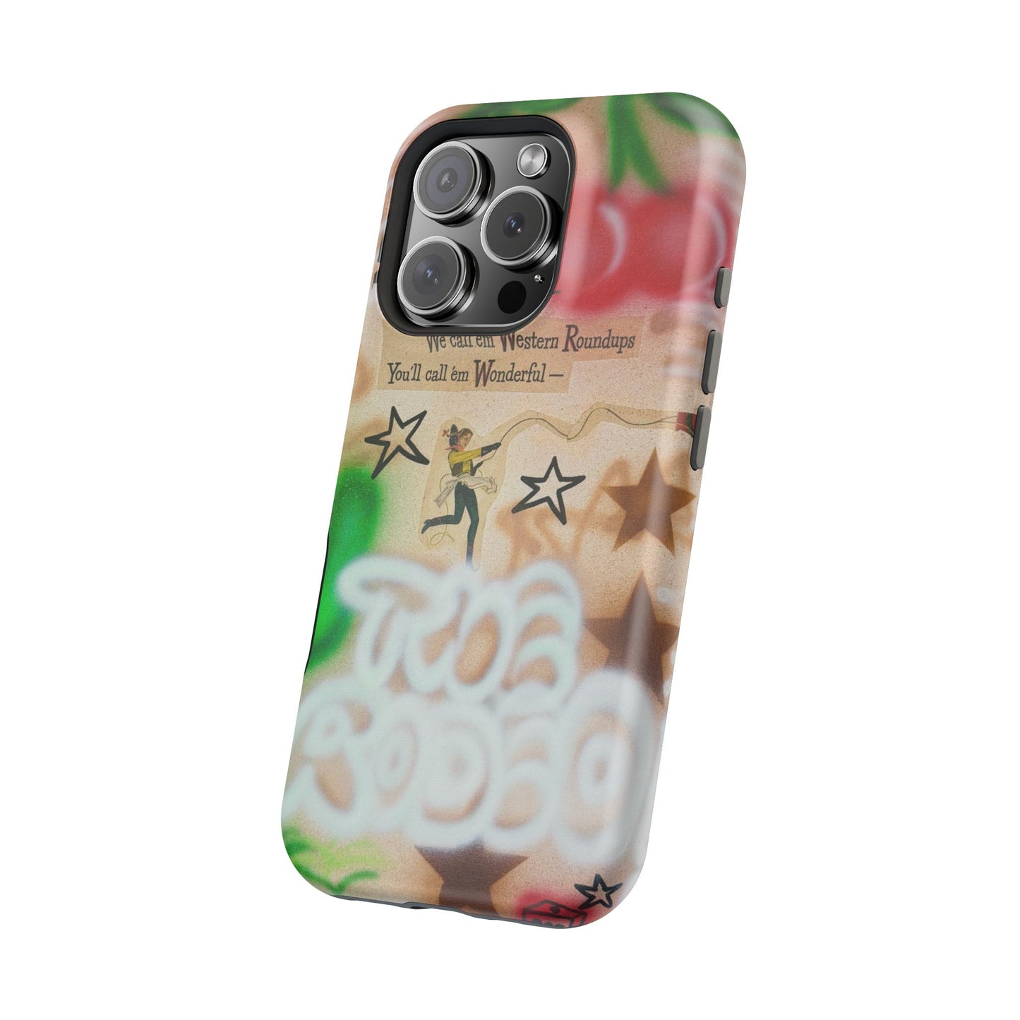 MagSafe "the rodeo" airbrush iPhone case