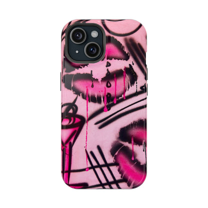 MagSafe "glossy pout" airbrush iPhone case
