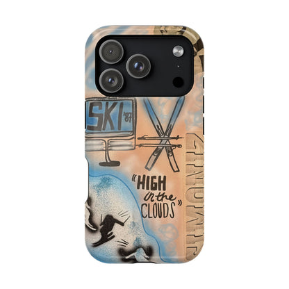 MagSafe „high in the clouds“ Airbrush iPhone Hülle