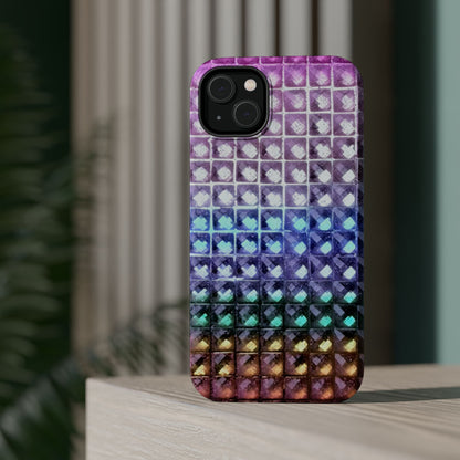 MagSafe "multicolor studs" airbrush iPhone case