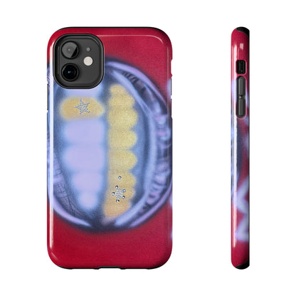 "bite me bling" airbrush iPhone case