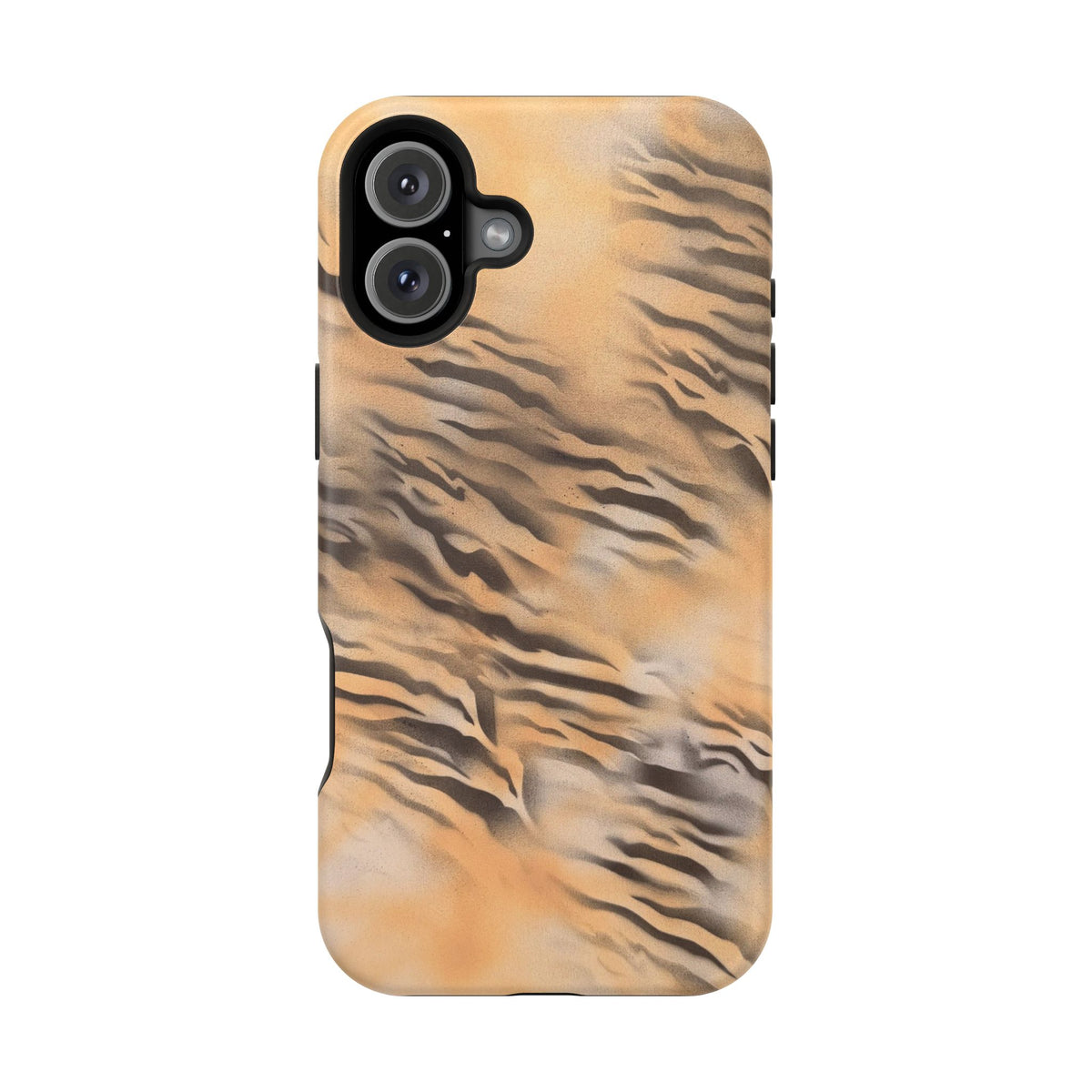 MagSafe "neutral tiger" airbrush iPhone case