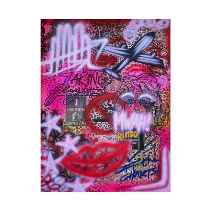 "taking flight" airbrush rolled print