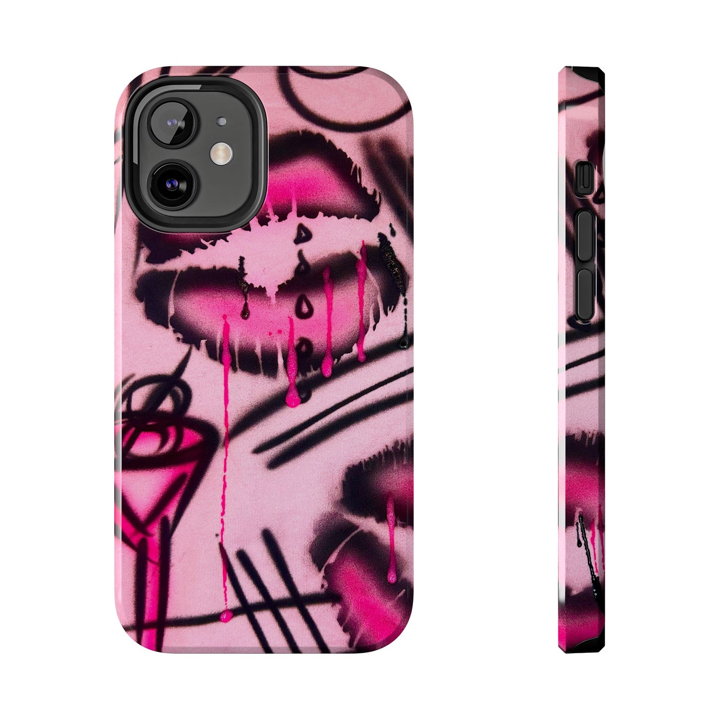 "glossy pout" airbrush iPhone case