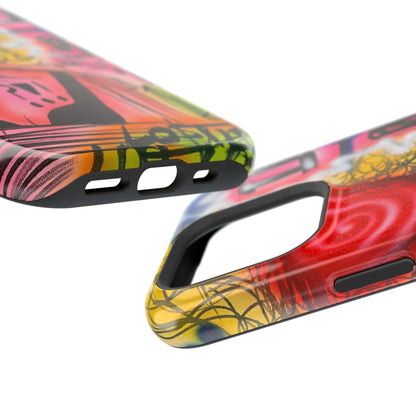 MagSafe „Lost in Paradise“ Airbrush-iPhone-Hülle