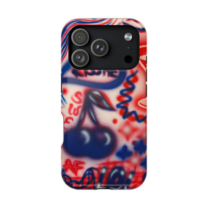 MagSafe „Kiss me“ Airbrush iPhone-Hülle