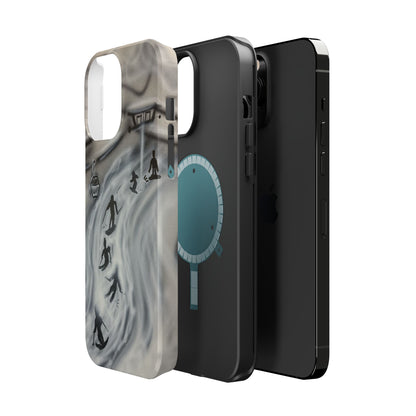 MagSafe "arctic avalanche" airbrush iPhone case