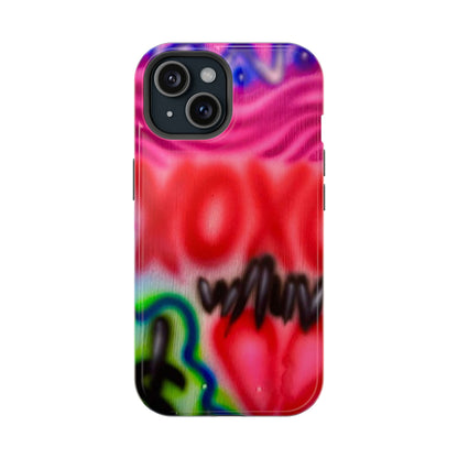 MagSafe Airbrush-iPhone-Hülle „with luv, xoxo“