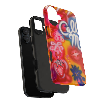 "CALL ME!" airbrush iPhone case