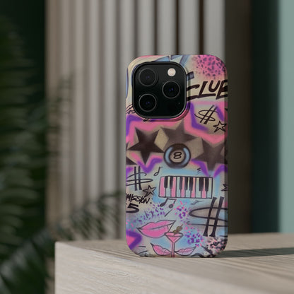 MagSafe "jazz club" airbrush iPhone case