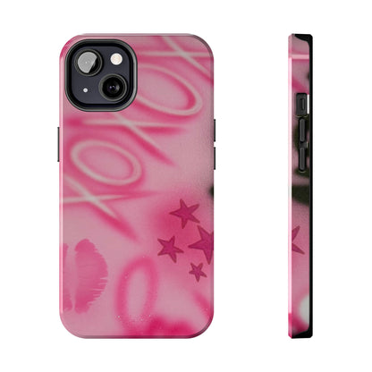"perfectly pink" airbrush iPhone case