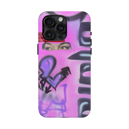 "Lila Prinzessin" Airbrush iPhone Hülle