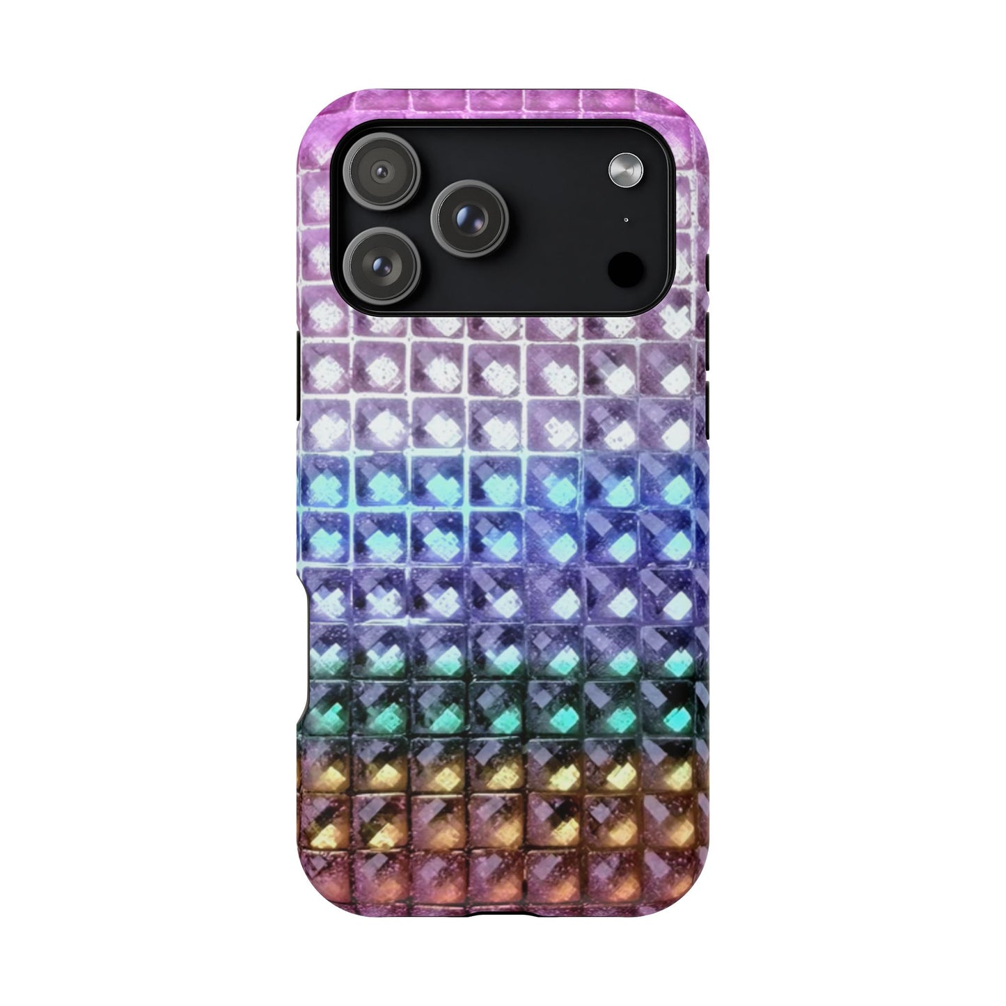 MagSafe "multicolor studs" airbrush iPhone case