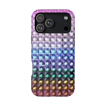 MagSafe "multicolor studs" airbrush iPhone case