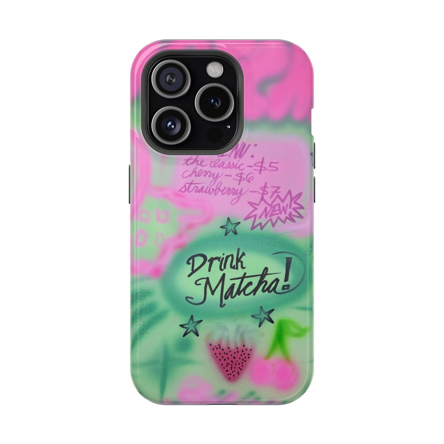 MagSafe "matcha!" airbrush iPhone case
