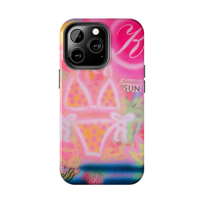 "santa monica strawberry" airbrush iPhone case