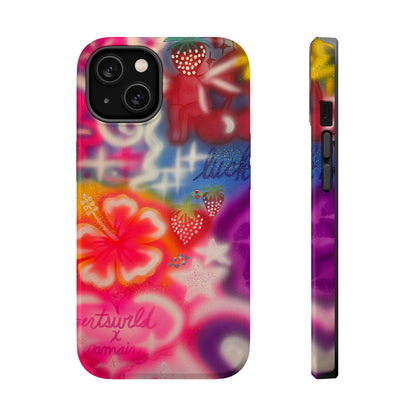 MagSafe „luck & luv“ Airbrush iPhone-Hülle