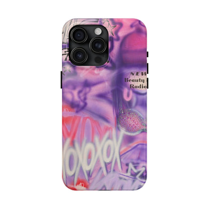 "mic check" airbrush iPhone case