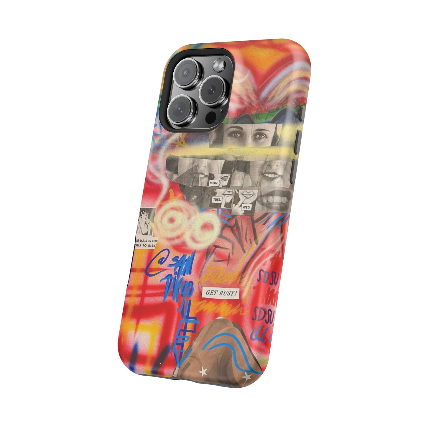 MagSafe Limited Edition "Get Busy" Airbrush iPhone Hülle