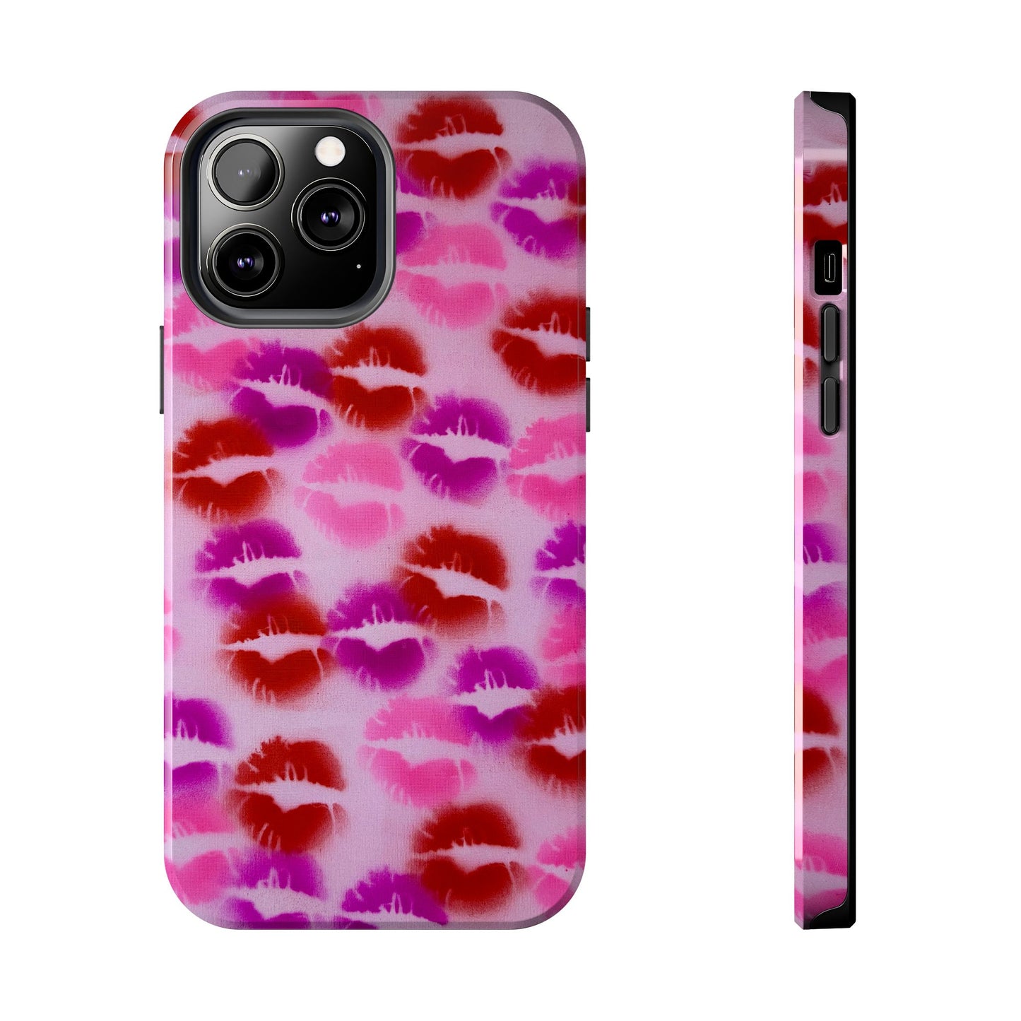 "mwah" airbrush iPhone case