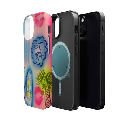 MagSafe "in the wave" airbrush iPhone case