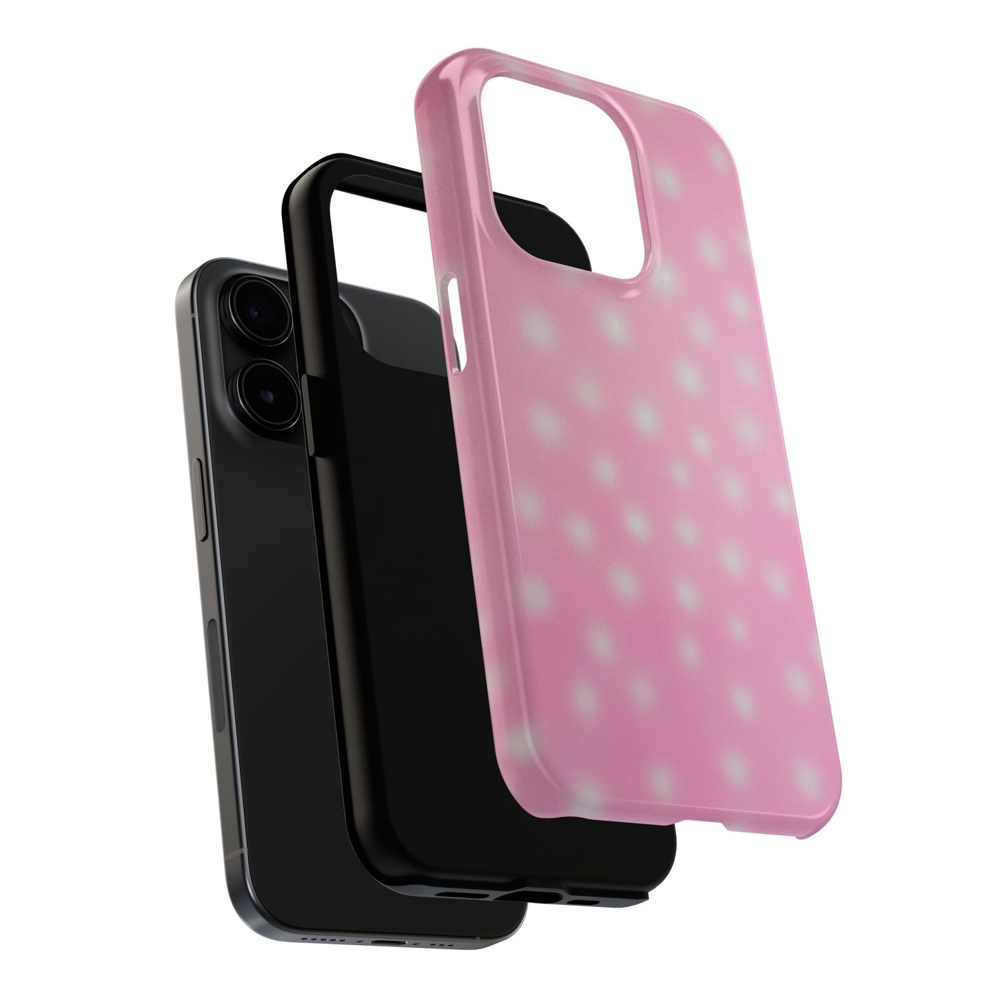"strawberry swirl polka dots" airbrush iPhone case