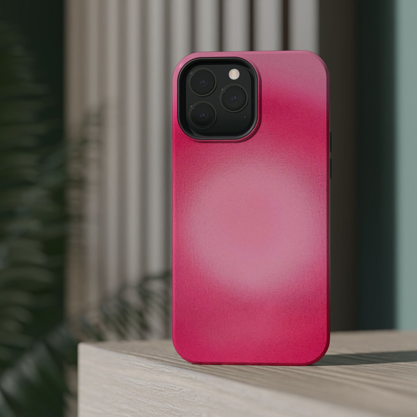 MagSafe "pinkberry" airbrush iPhone case