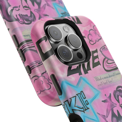 MagSafe "avant le ski" airbrush iPhone case