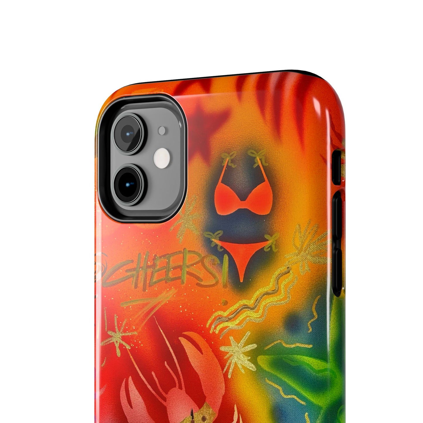 "tipsy lobster" airbrush iPhone case