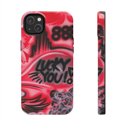 "LUCKY YOU! PT. 2" airbrush iPhone case