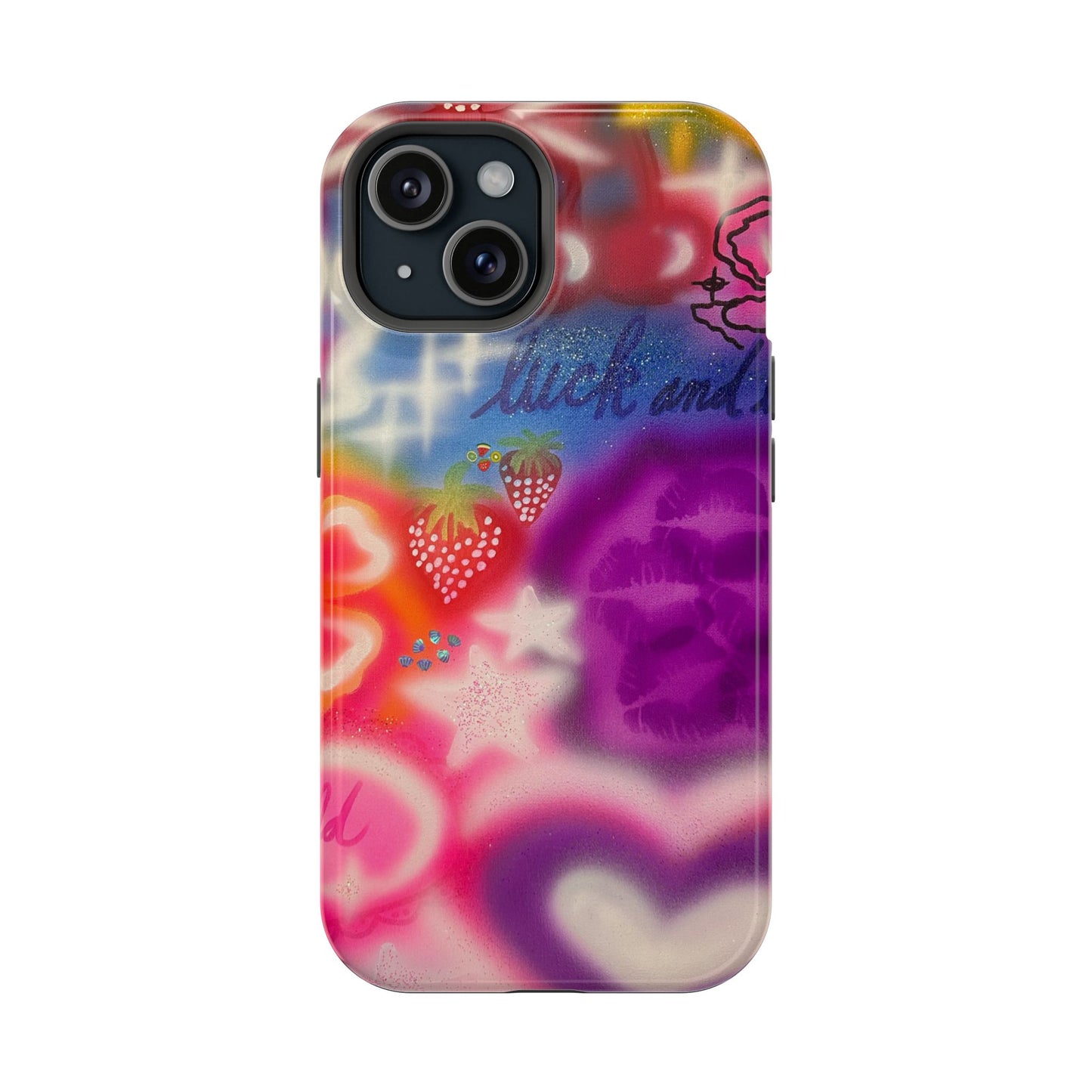 MagSafe „luck & luv pt. 2“ Airbrush iPhone Hülle