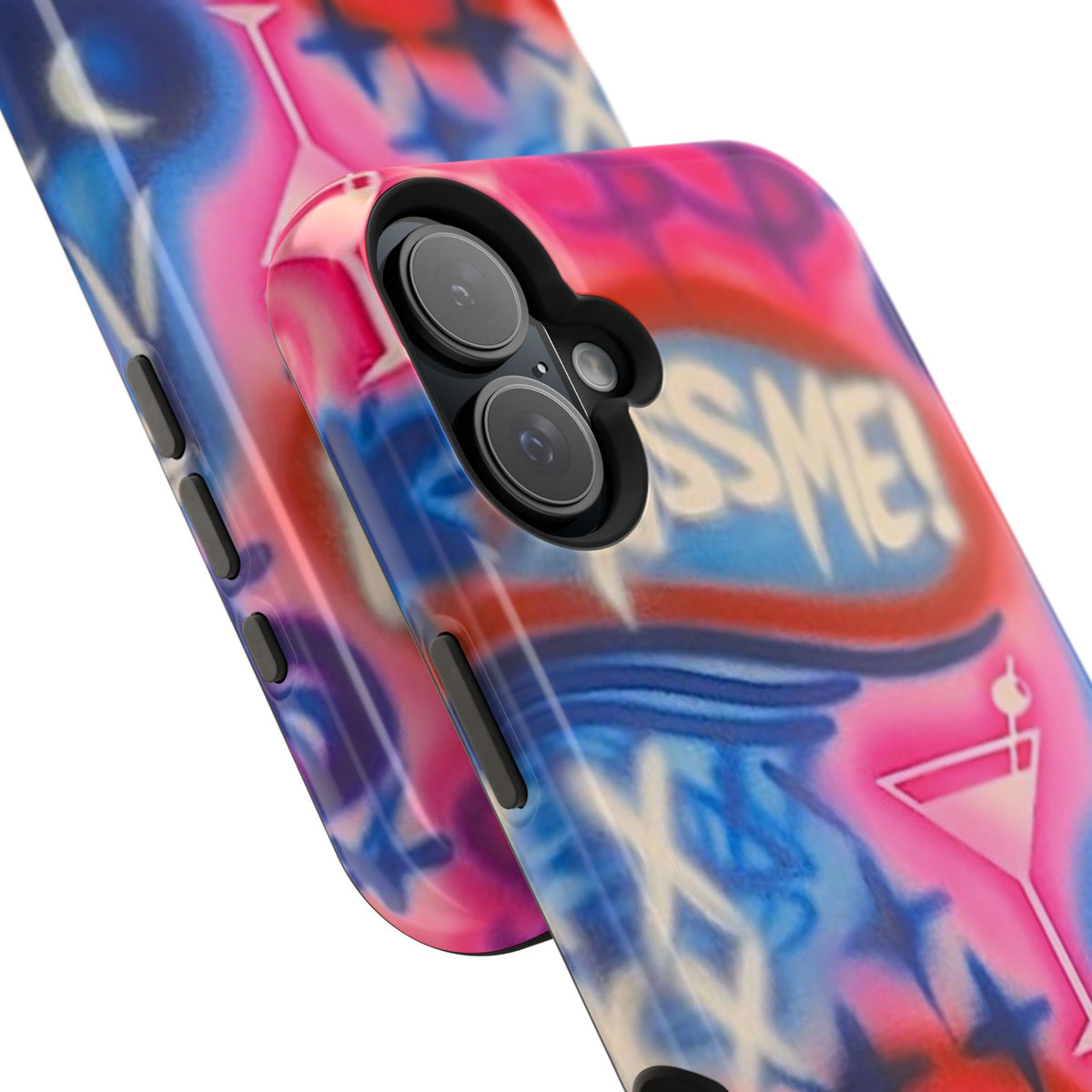 MagSafe "kiss me pt. 2" Airbrush iPhone Hülle