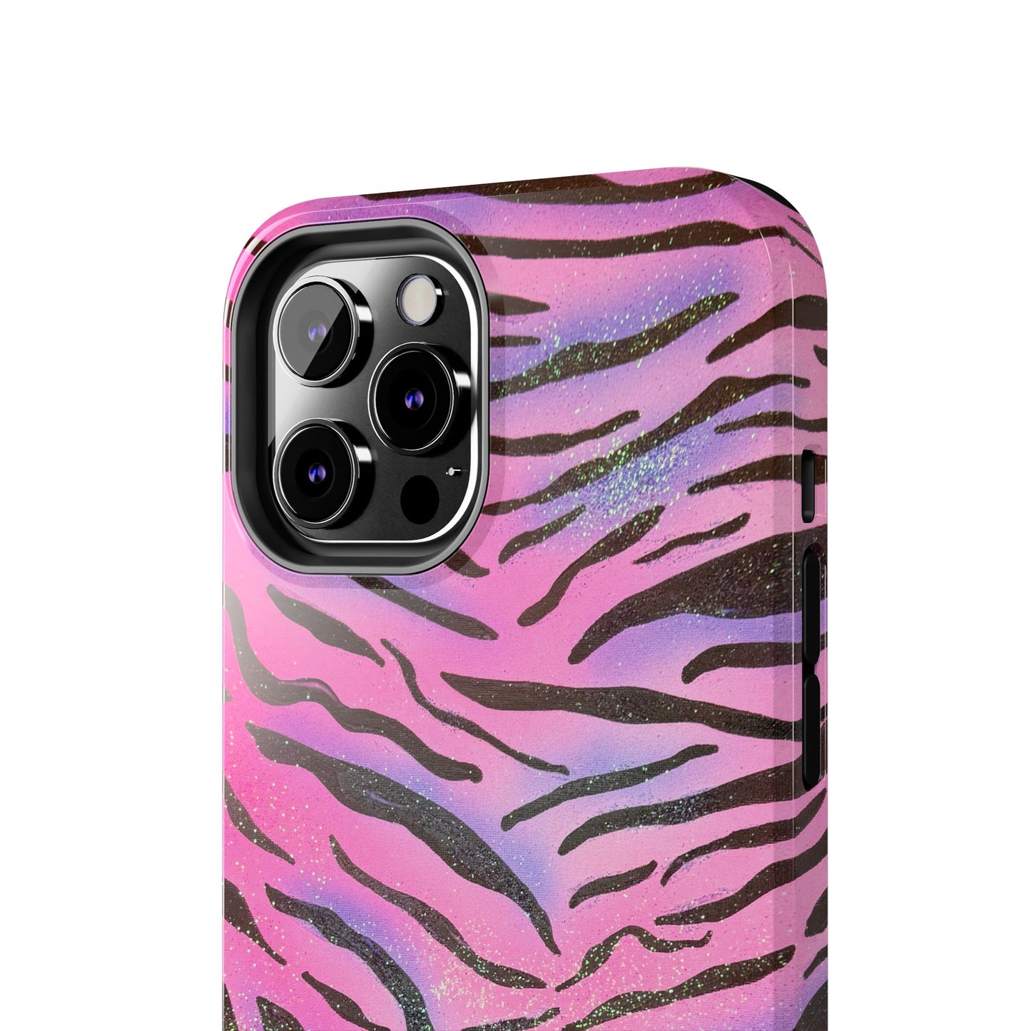 "glitter zebra" airbrush iPhone case