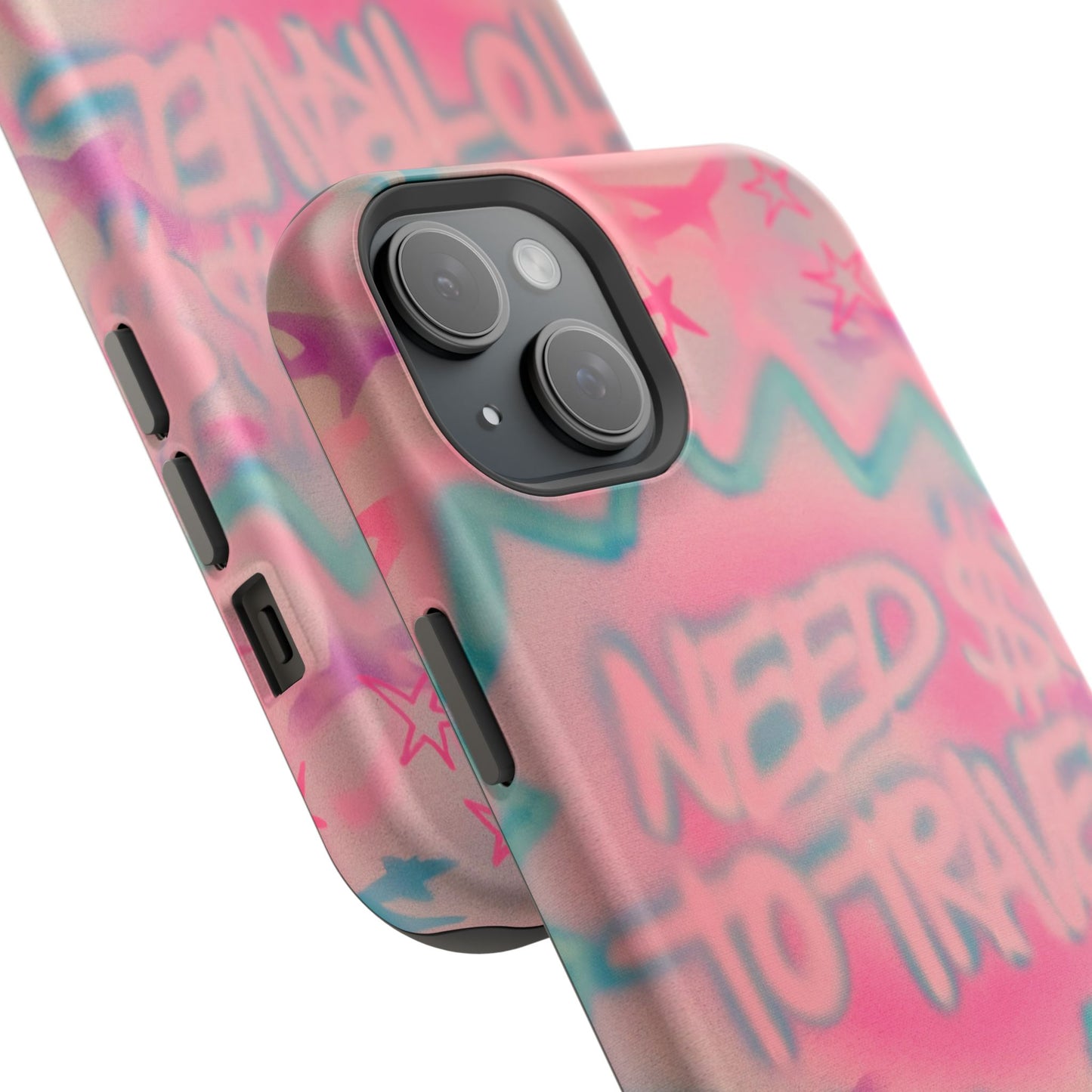 MagSafe "need $$ to travel" airbrush iPhone case