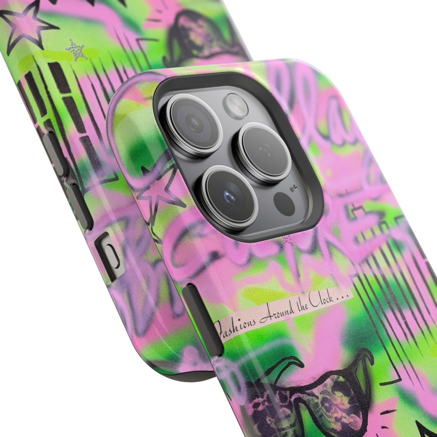 MagSafe "green camo" airbrush iPhone case