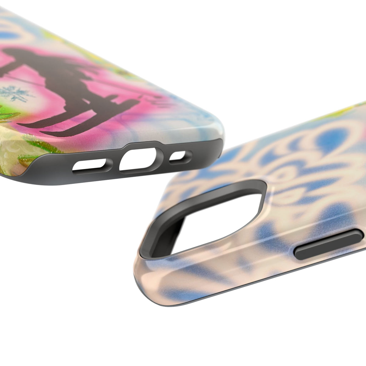 MagSafe "winter escape" airbrush iPhone case