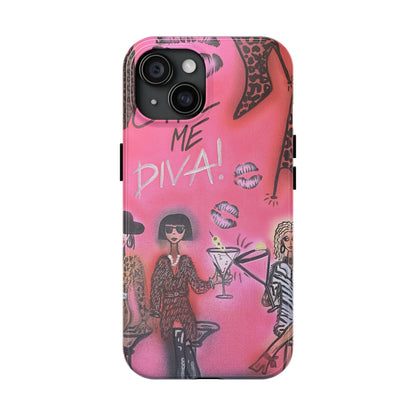 "party diva" airbrush iPhone case