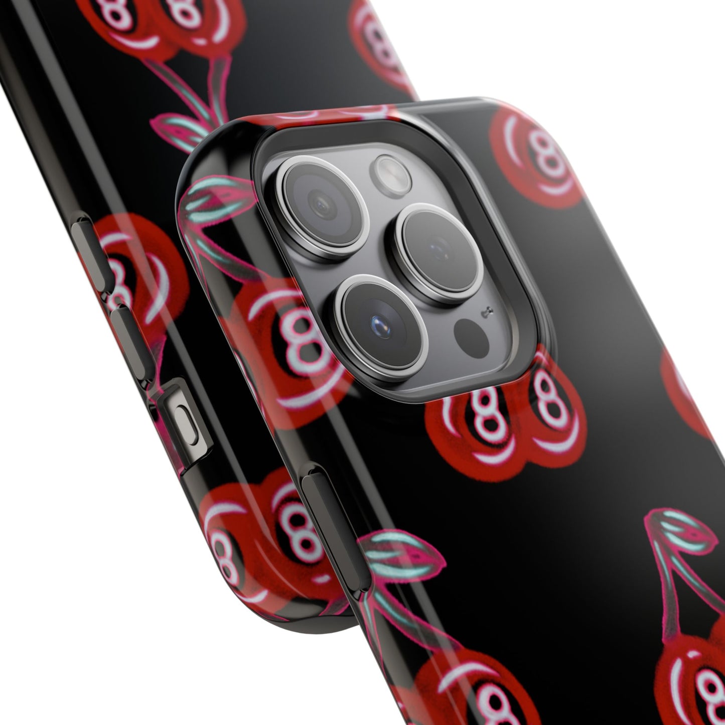 MagSafe „Cami Cherry“ Airbrush iPhone-Hülle