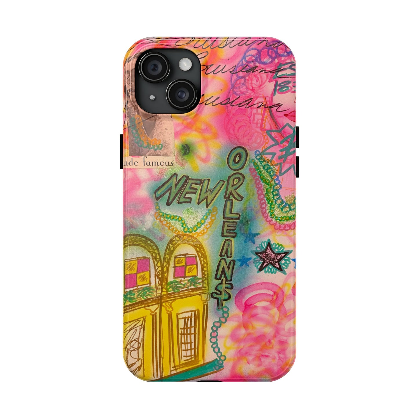 "new orleans, la" airbrush iPhone case