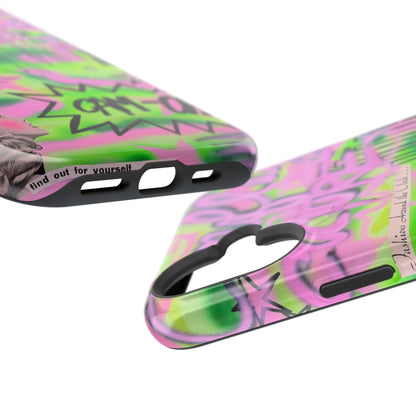 MagSafe "green camo" airbrush iPhone case