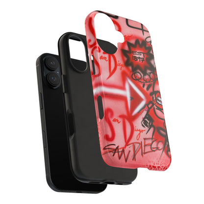 "san diego" airbrush iPhone case