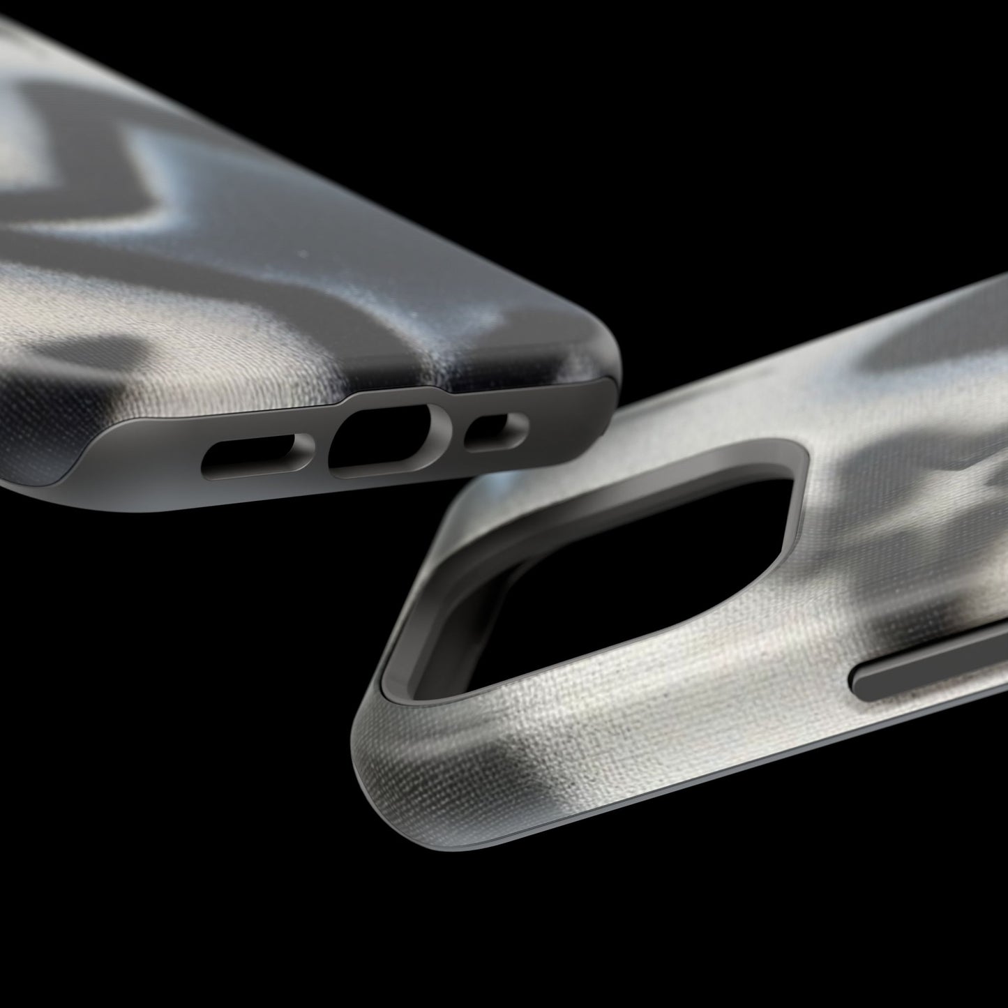 MagSafe "black & white stars" airbrush iPhone case