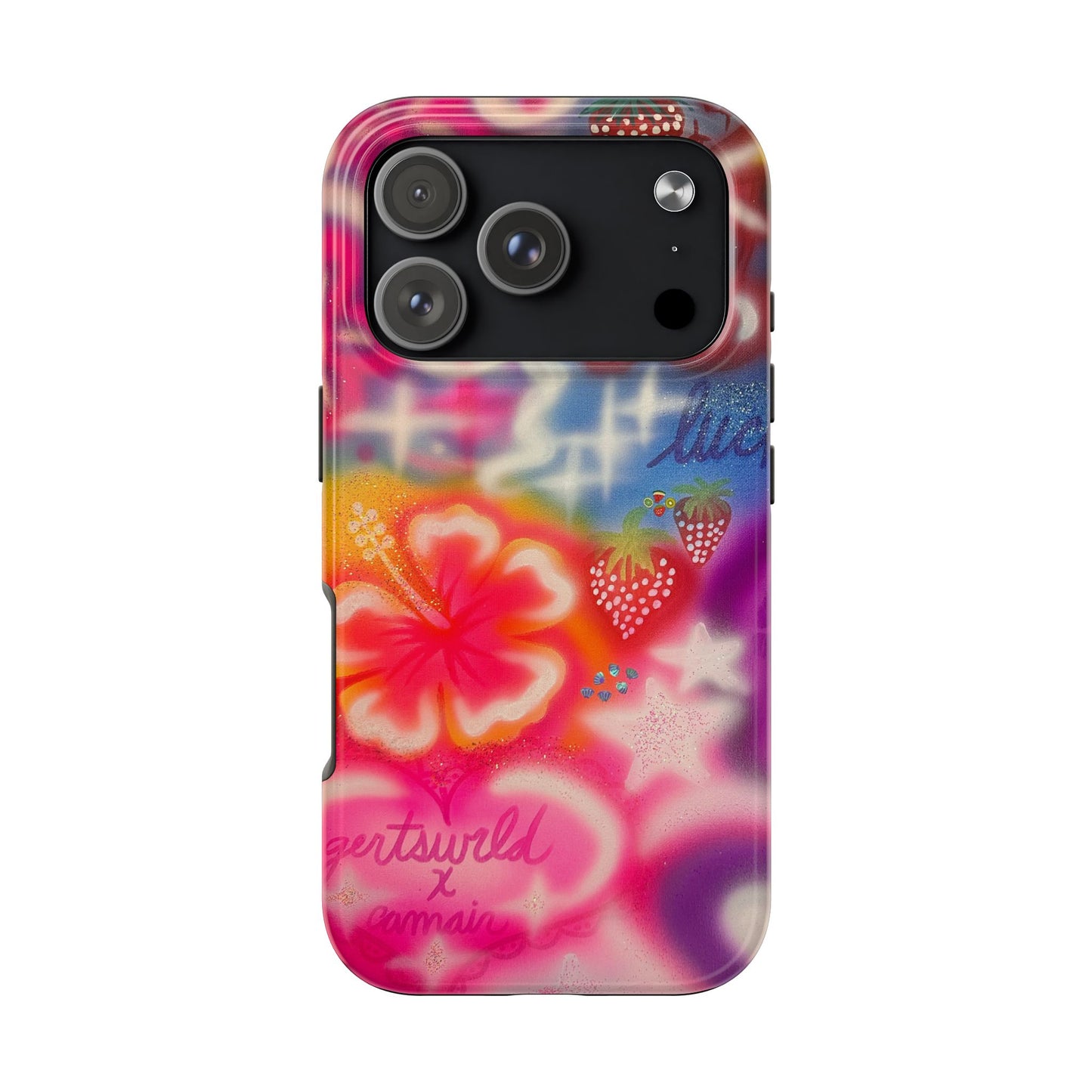 "luck and luv" airbrush iPhone case