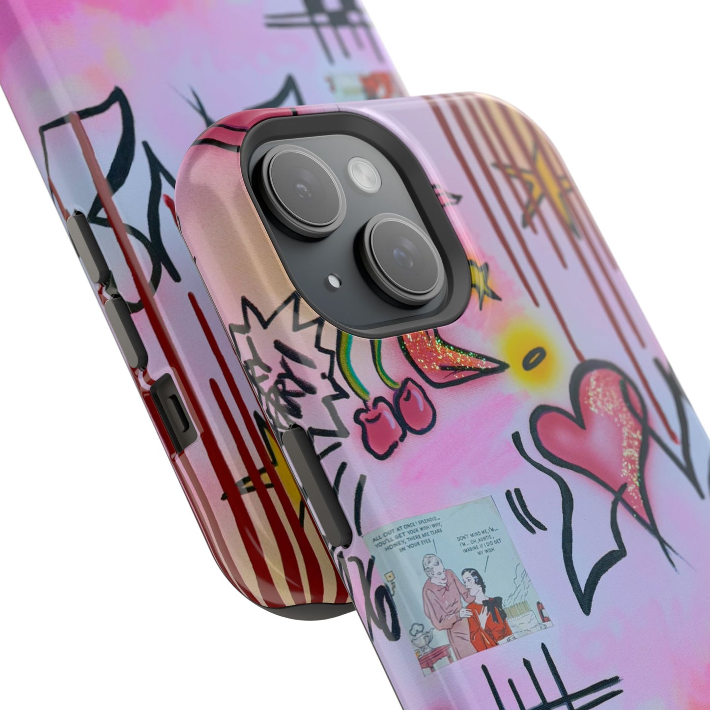 MagSafe "cherry. luvr" Airbrush iPhone-Hülle