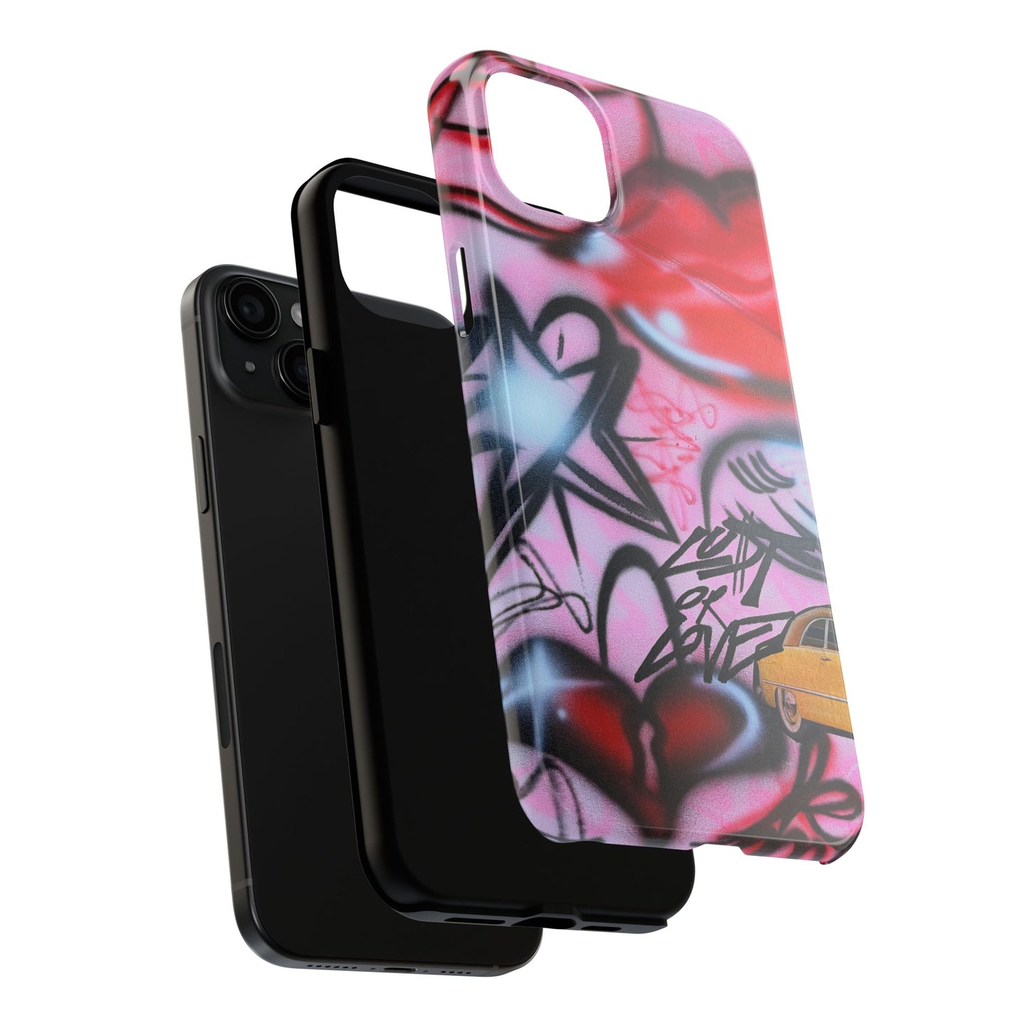 "lust or love" airbrush iPhone case