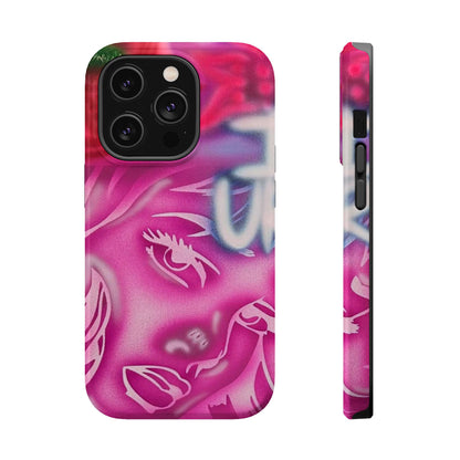 MagSafe „girlz WRLD“ Airbrush iPhone-Hülle
